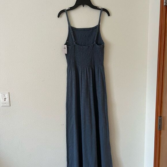 Old Navy Smocked Long Women Dress Small Petite - Picture 2 of 7